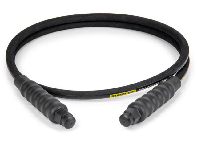 HA6, 6 ft (1,8 m) Industrial Grade High Pressure Hydraulic Hose, 0.25 in (6,4 mm) Internal Diameter