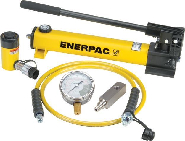 SCR106H, 10 Ton, 6.13 in Stroke, Hydraulic Cylinder and Hand Pump
